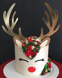 See more ideas about birthday, birthday cake, cake. 50 Reindeer Cake Design Cake Idea March 2020 Christmas Birthday Cake Christmas Themed Cake Christmas Cake Designs