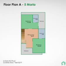 Browse our collection of house plans for 5 bedrooms or more! Best 5 Marla House Plans For Your New Home Zameen Blog