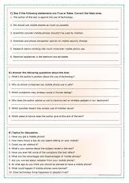 Technology And Your Health Worksheet Free Esl Printable Worksheets Reading Comprehension Activities Esl Reading Comprehension Teaching Reading Comprehension