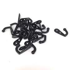 Find great deals on ebay for decorative wall hook. 30pcs Black Metal Small Hooks Decorative Wall Cabinet Hooks Door Hanger For Clothes Hat Key Bag With Screws Robe Hooks Aliexpress