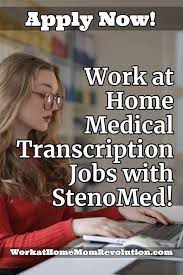 Work At Home Medical Transcription Jobs With Stenomed Medical Transcription Jobs Medical Transcription Medical Transcriptionist