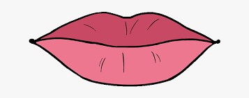 Draw a straight horizontal line between the u shape and the base of the triangle. Pencils Drawing Lip Draw Lips Easy Hd Png Download Transparent Png Image Pngitem