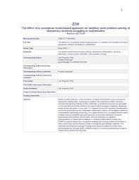 I found that admiral prid & wippel was going to give his last talk to his late ship's company. Pdf The Effect Of A Conceptual Model Based Approach On Additive Word Problem Solving Of Elementary Students Struggling In Mathematics