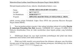 Contoh Surat Rasmi Memohon Maaf Atas Kelewatan Next Contoh Otosection