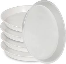 Amazon Com Bleuhome 5 Pack Of Plant Saucer 14 Inch 13 Inch Base Plastic Plant Saucers 14 Round Plant Tra In 2021 Plastic Plant Saucer Plant Saucers Plant Saucer