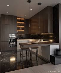 105 Inspiring Examples Of Contemporary Interior Design Https Www Mobmasker Com 105 Insp Modern Kitchen Design Popular Kitchen Designs Interior Design Kitchen