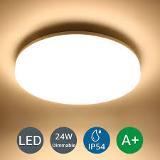 Lighting Ever Le 24w Dimmable Led Ceiling Waterproof Ip54 Home Automation