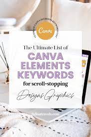 Form object features additional properties and functionality for designing the the graphic element object is ready. 85 Canva Elements Keywords For Aesthetic Designs The Ultimate List Fallon Travels