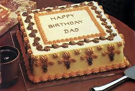 Cream Square Birthday Cake Designs For Men Birthday Cakes For Our Daddy Birthday Cake For Men Easy Dad Birthday Cakes Birthday Cakes For Men