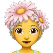 daisy girl emoji