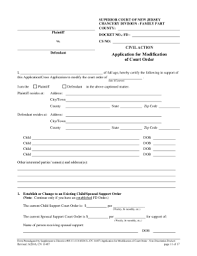 Nj Child Support Motion Form - Fill Out And Sign Printable Pdf Template |  Signnow