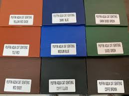 Jenis cat, warna, hingga daya sebarnya, semua penting. Puffin Paint Cat Genteng Seng Asbes Puffin Roofcoat Doff Waterbased 4kg Dan 20 Kg Cat Atap Shopee Indonesia