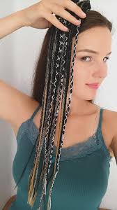 Silver Hair Clip in Extensions