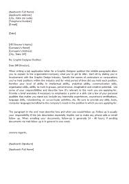 Letter Sample For Graphic Designer Position Job Application Letter Application Letter Samples Application Letters Job Application Application Letter Sample