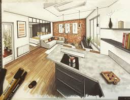 Draw Sketch Handmade Handsketch Dessin Promarker Arquitatepage Interior Design Renderings Interior Architecture Drawing Interior Design Sketches