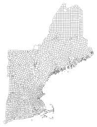 Printable map of new england. New England Town Wikipedia