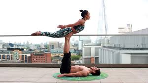 Half standing forward bend pose child pose partner · 2. 6 Compelling Reasons To Try Couples Yoga And The Best Poses To Try