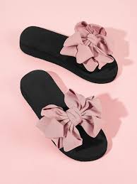 Bow Decor Open Toe Sliders Trendy Sandals Fashion Slippers Toe Post Sandals
