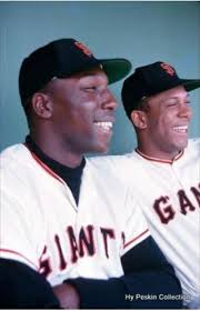 Two Giants Hall Of Famers, Willie McCovey and Orlando Cepeda