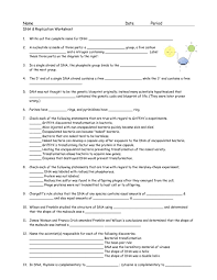 29 Dna Structure And Replication Worksheet Key Worksheet Project List