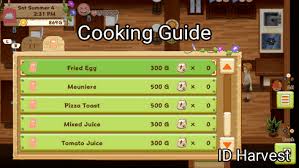 Resep masakan harvest moon friends of mineral town (complete). Panduan Memasak Di Harvest Moon Light Of Hope Id Harvest
