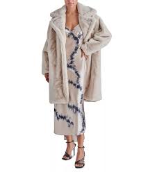 STEVE MADDEN: EMERY LONG FAUX FUR COAT