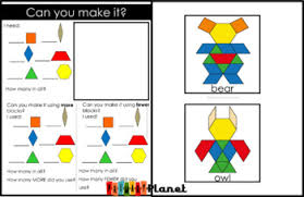 Pattern block puzzles printable free. Pattern Block Puzzles Freebie By Primary Planet By Hilary Gard Tpt