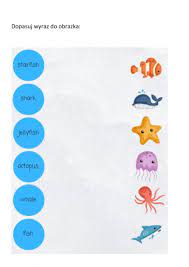 Sea Animals Interactive Worksheet Sea Animals Animal Activities Animal Worksheets