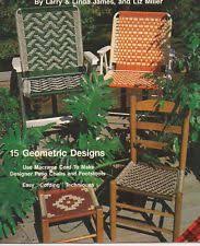 Macrame Lawn Chair Patterns Seats 15 Geometric Designs Macrame Chairs Patterned Chair Lawn Chairs