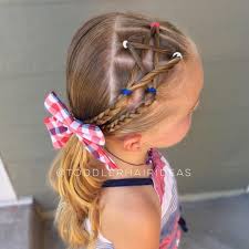 366 Likes 8 Comments Cami Toddler Hair Ideas Toddlerhairideas On Instagram Happy 4th Of July The H Little Girl Hairstyles Girl Hair Dos Toddler Hair