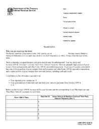 Letter requesting form 1099 fill online printable fillable blank pdffiller. Irs Letter 5044 Second Notice H R Block
