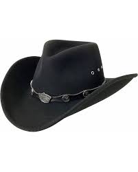 Jack Daniel S Logo Conchos Crushable Wool Felt Cowboy Hat Sombreros Hombre Sombrero Vaquero Botas Masculinas