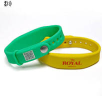 Verified Supplier Silicone Band NFC Wristbands Customizable ...