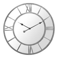 Remove backing from sticker side and apply to clean smooth surface 3. Mirror Wall Clock With Beaded Distressed Grey Frame At Fusionliving