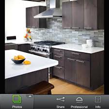 These wide paneled cabinets effortlessly provide an updated appearance, but at the same time, the fiery hues create a cozy feel to the kitchen space. Horizontal Kitchen Cabinets Kitchen Cabinets