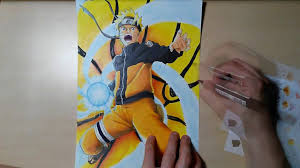 Belajar menggambar minato yang mengeluarkan rasengan. Speed Drawing Naruto Uzumaki Naruto Shippuden Youtube