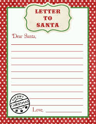 Letter To Santa Free Printable Download Santa Letter Template Free Santa Letter Template Dear Santa Letter