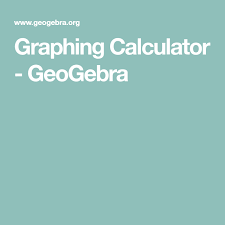 Graphing Calculator Geogebra Graphing Calculator Calculator Graphing