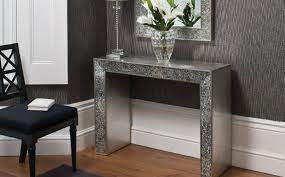 Meridian furniture butterfly silver console table. Top 10 Silver Modern Console Tables