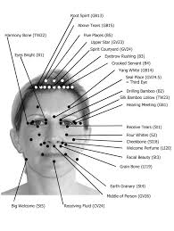 Facial Acupressure Points Chart Acupressure Reflexology