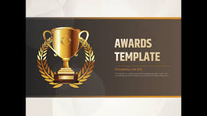 Template for powerpoint with templafy. Awards Animated Template Youtube