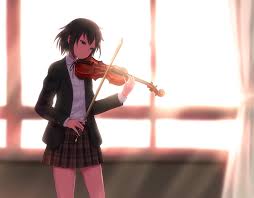 Happy birthday black and white cute. Photo Anime Girl Violin School Uniform Free Pictures On Fonwall