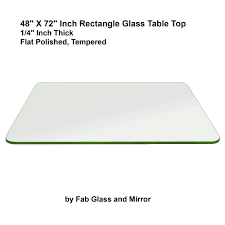 Clear rectangle glass table top sizes 14 in. 48 X 72 Glass Table Top Glass Top Table Glass Table Tempered Glass Table Top