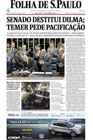 Folha sao paulo capa pôsteres de filmes filmes versos. Capas Sobre O Impeachment Na Folha 03 09 2016 Poder Fotografia Folha De S Paulo