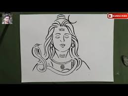 Very Easy Line Art Shiv Thakur How To Draw Lord Shiva With Snake For Shivaratri Special Mahadeb You Lord Shiva Painting Easy Drawings Easy Drawings Sketches Lord shiva pencil drawing images download pencil sketch of lord shiva 1000 images about painting on pinterest sketching red indian. art shiv thakur how to draw lord shiva