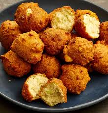 Caloric ratio pyramid™ this graphic shows you what percentage of the calories in a food come from carbohydrates, fats, proteins, and alcohol. Hush Puppies Recipe Allrecipes