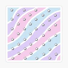 Beautiful nature wallpaper beautiful landscapes aesthetic backgrounds aesthetic wallpapers bioluminescent plankton blue aesthetic dark. Aesthetic Blue Purple Pink Waves With Stars Wallpaper Poster By Pastel Paletted Redbubble