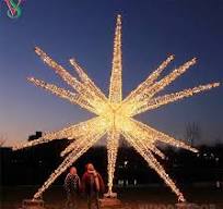 Navidad Commercial Christmas Decorations 3m Large 3D Star ...