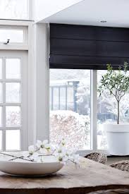 Black And White Roman Shades Black And White Roman Shades Home Living Room Blinds Blinds Design