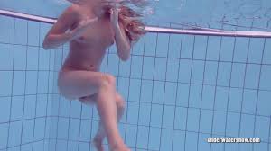 Very hairy babe Lucy Gurchenko swimming nude